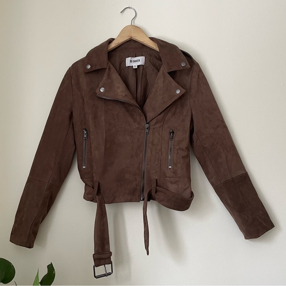 BB Dakota suede moto jacket - Picture 1 of 7